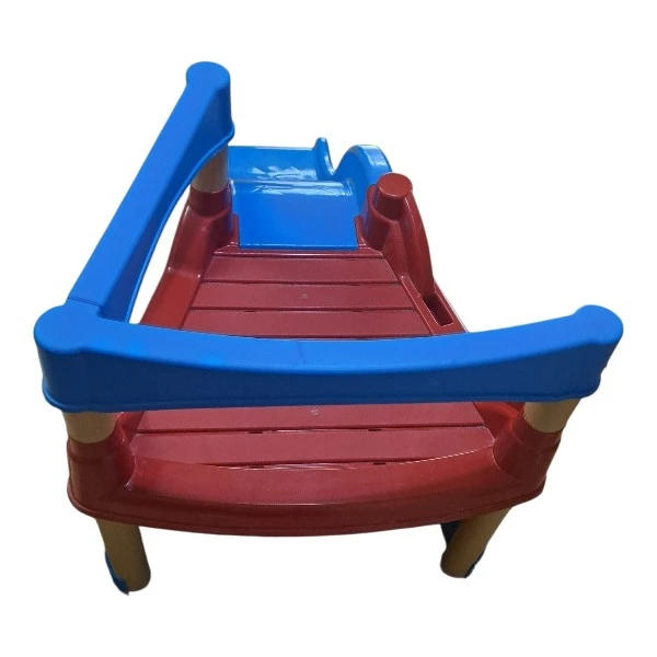 Blue and Red Plastic Toddler Slide - photo 4