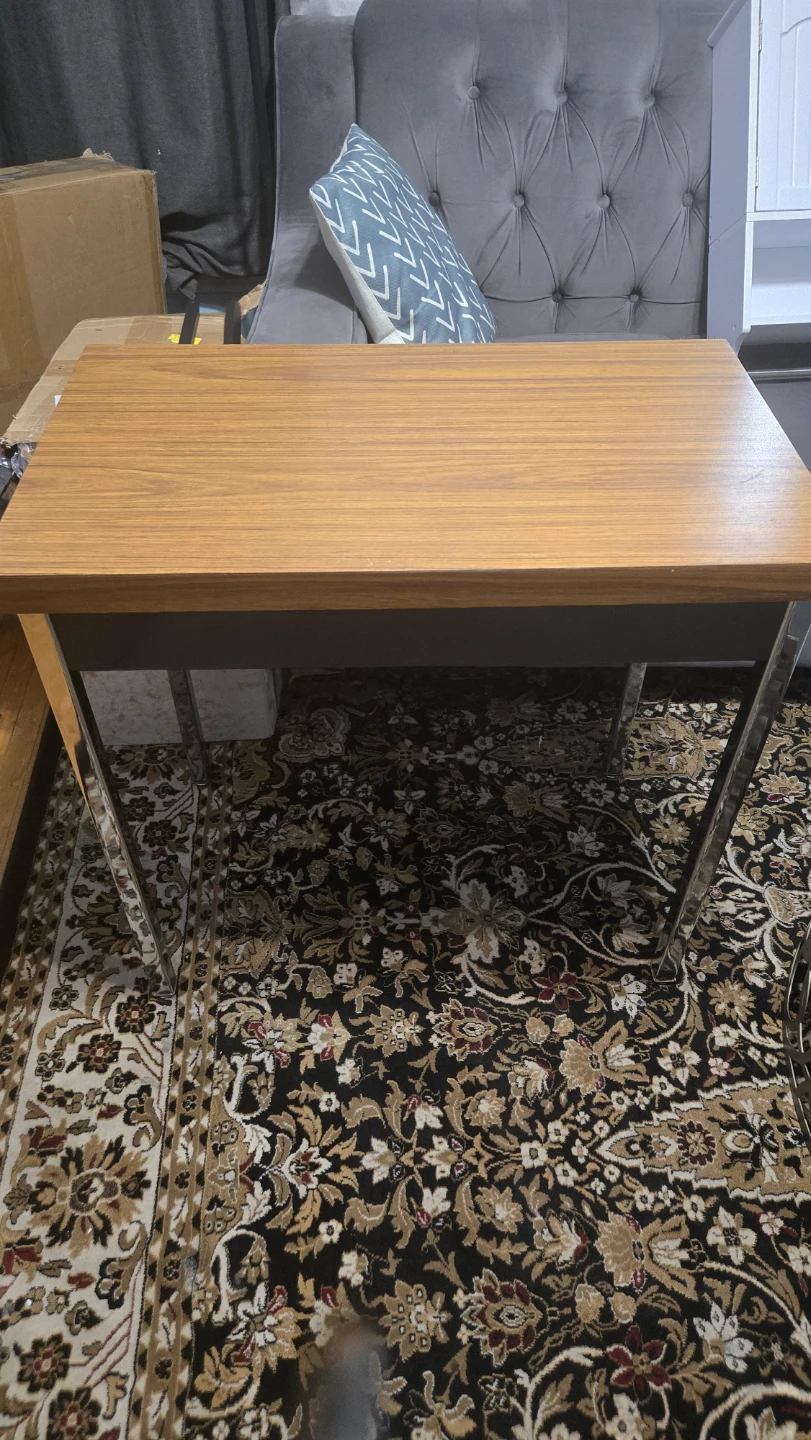 Wooden Top Side Table - photo 2