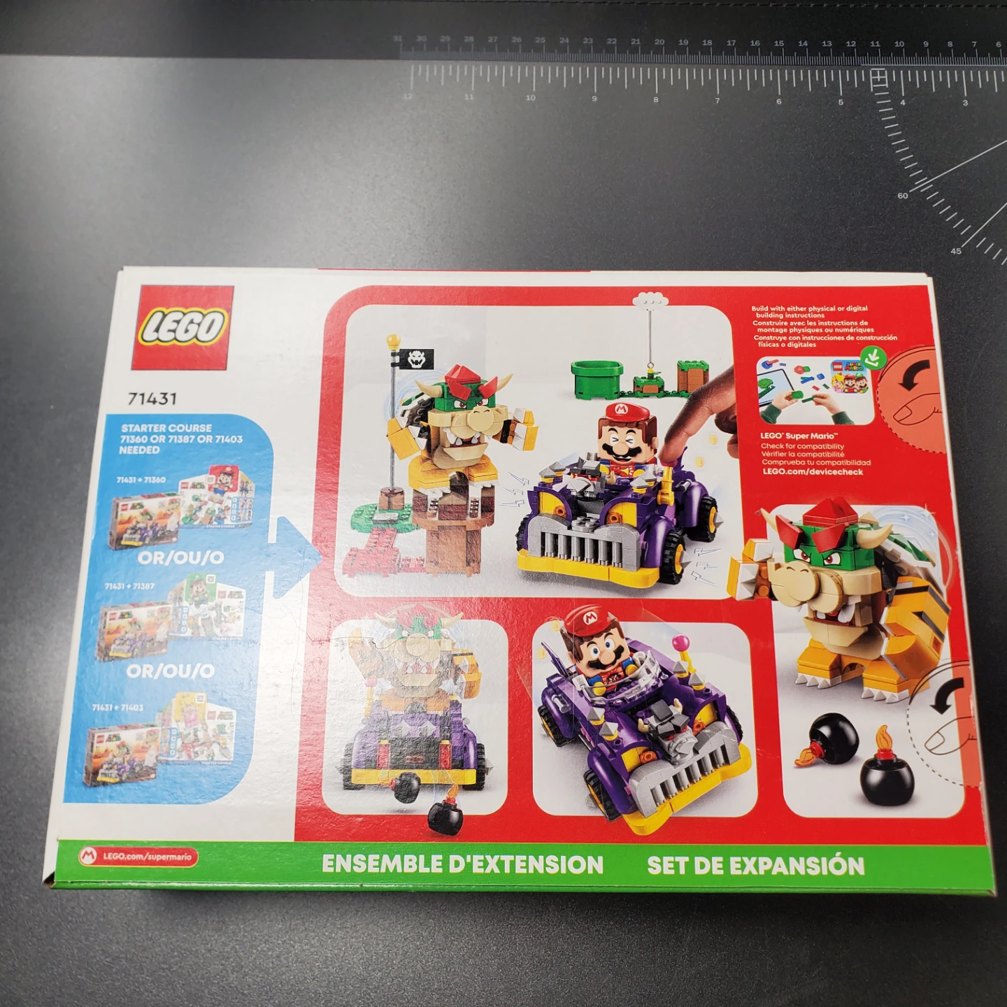 LEGO Super Mario Bowser's Muscle Car Expansion Set 71431 - photo 4