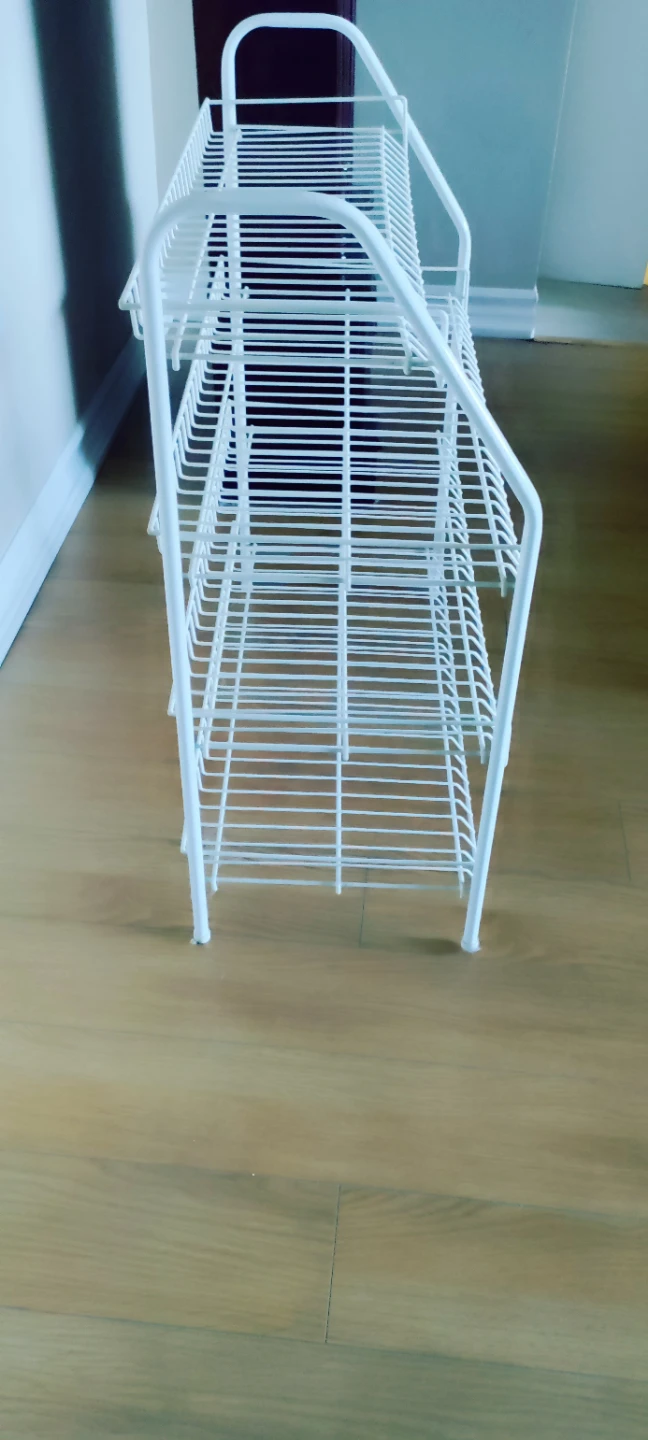 White 4-Tier Wire Rack - photo 2