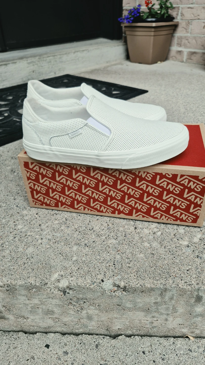 Vans Slip-On Perforated Leather Sneakers - photo 3