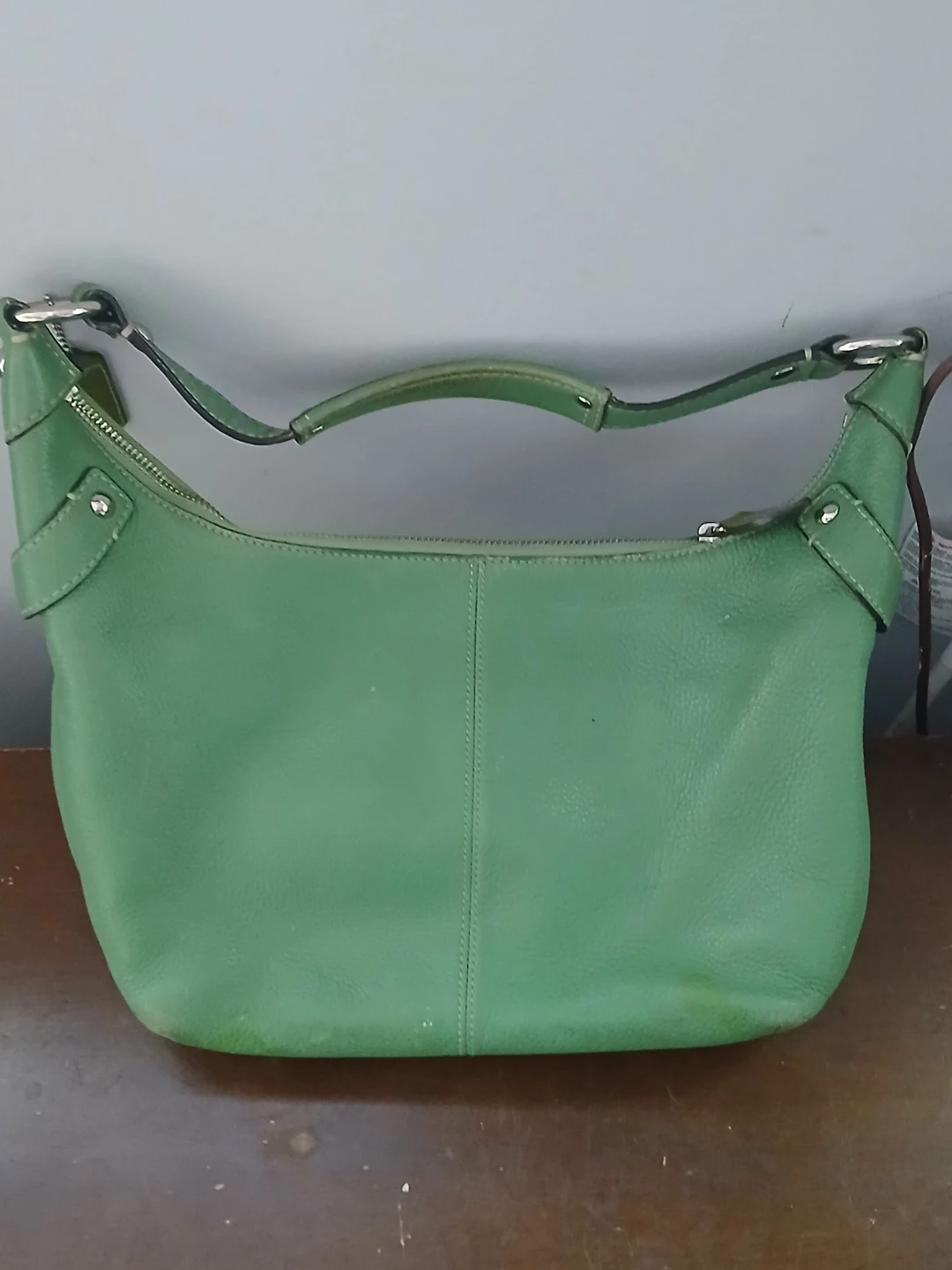 Coach Green Leather Hobo Bag - photo 2