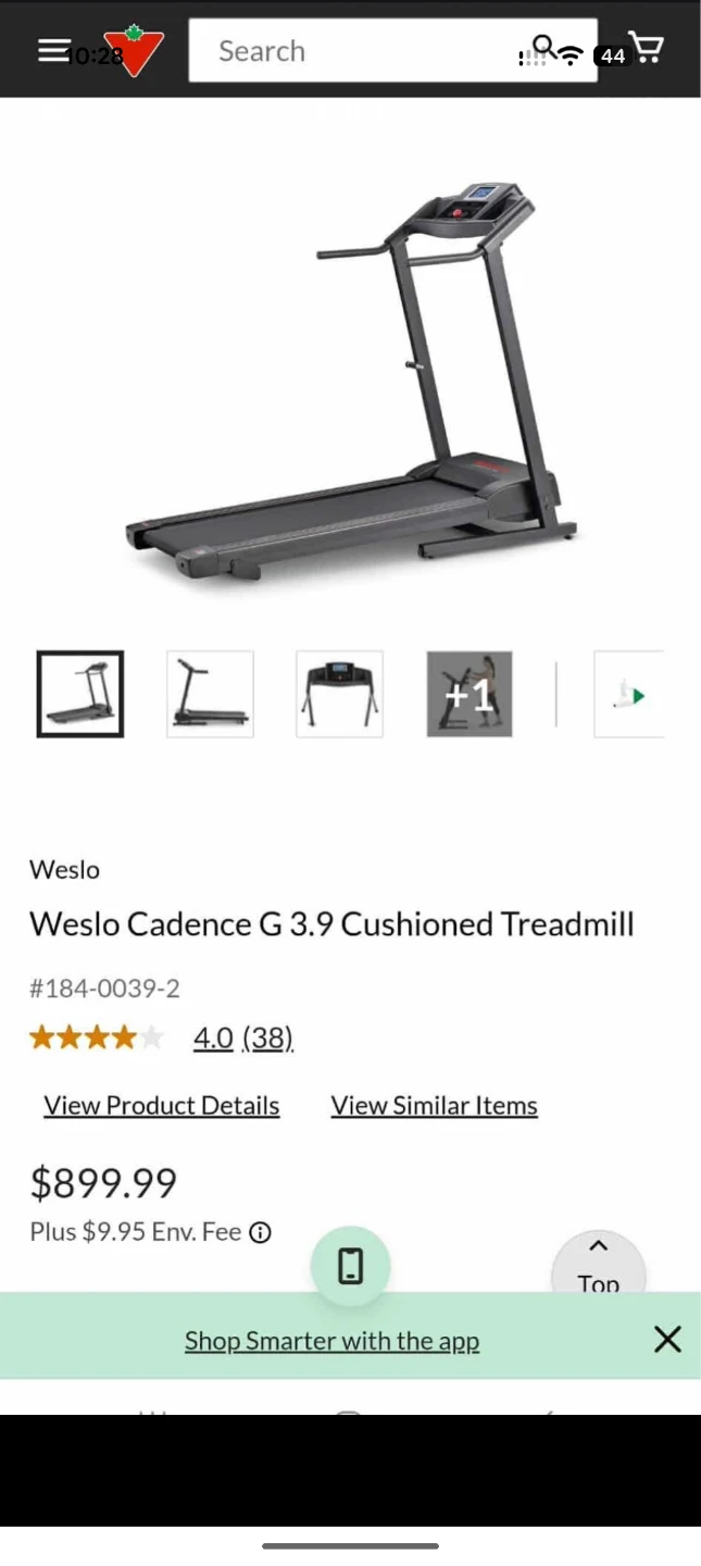 Weslo Cadence G 3.9 Treadmill