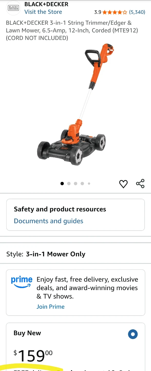 BLACK+DECKER 3-in-1 String Trimmer/Edger & Lawn Mower - photo 4