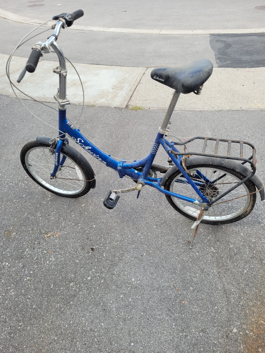 Schwinn Blue Folding Bicycle - photo 3