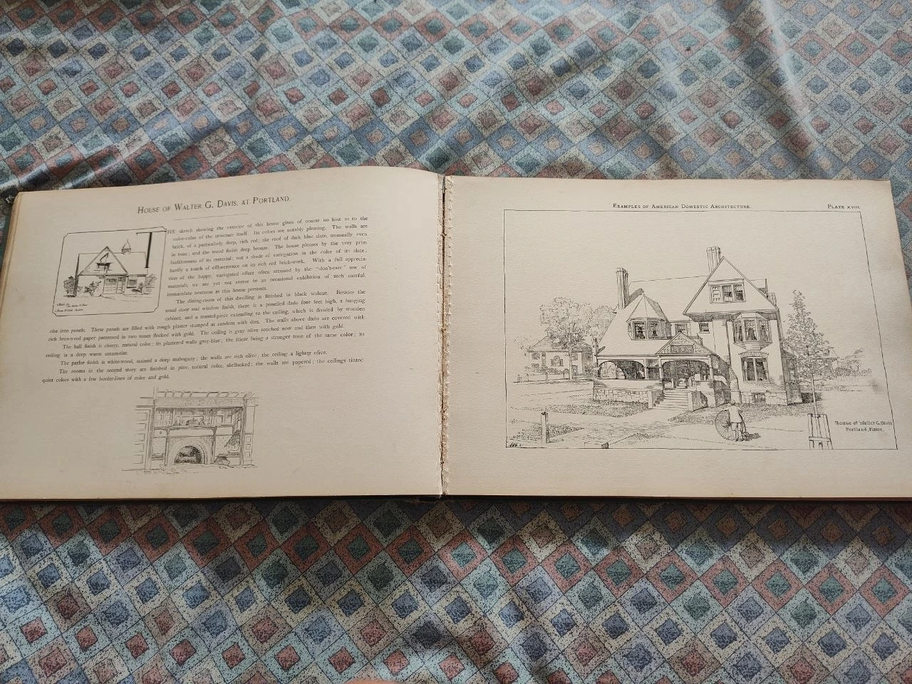 1st Edition Rare 1889 Examples of American Domestic Architecture - photo 5