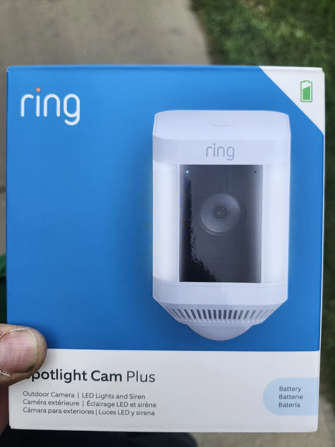 Ring Spotlight Cam Plus Outdoor Camera - Battery Powered