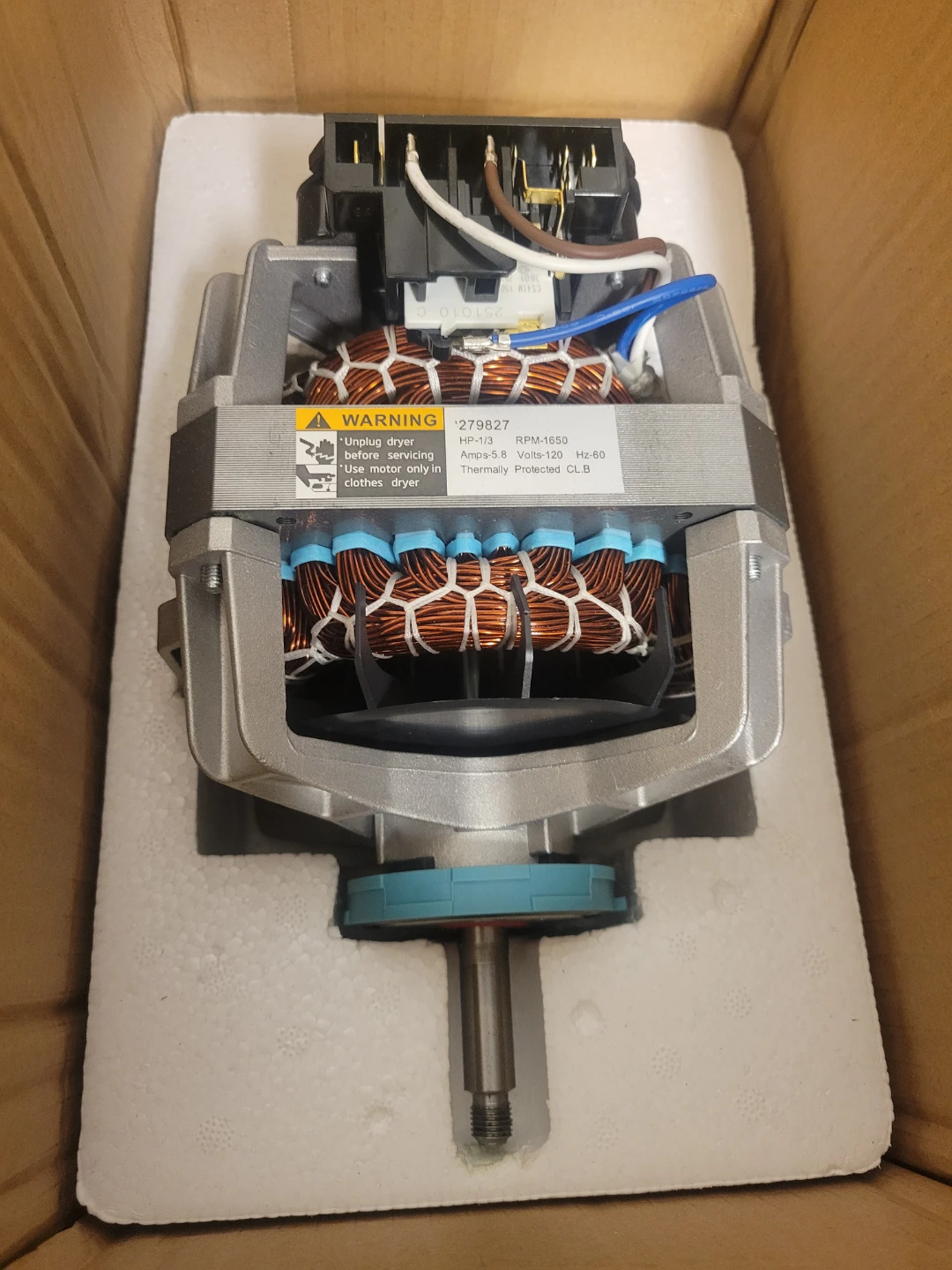 279827 Dryer Drive Motor For Whirlpool Kenmore W10194250 694089