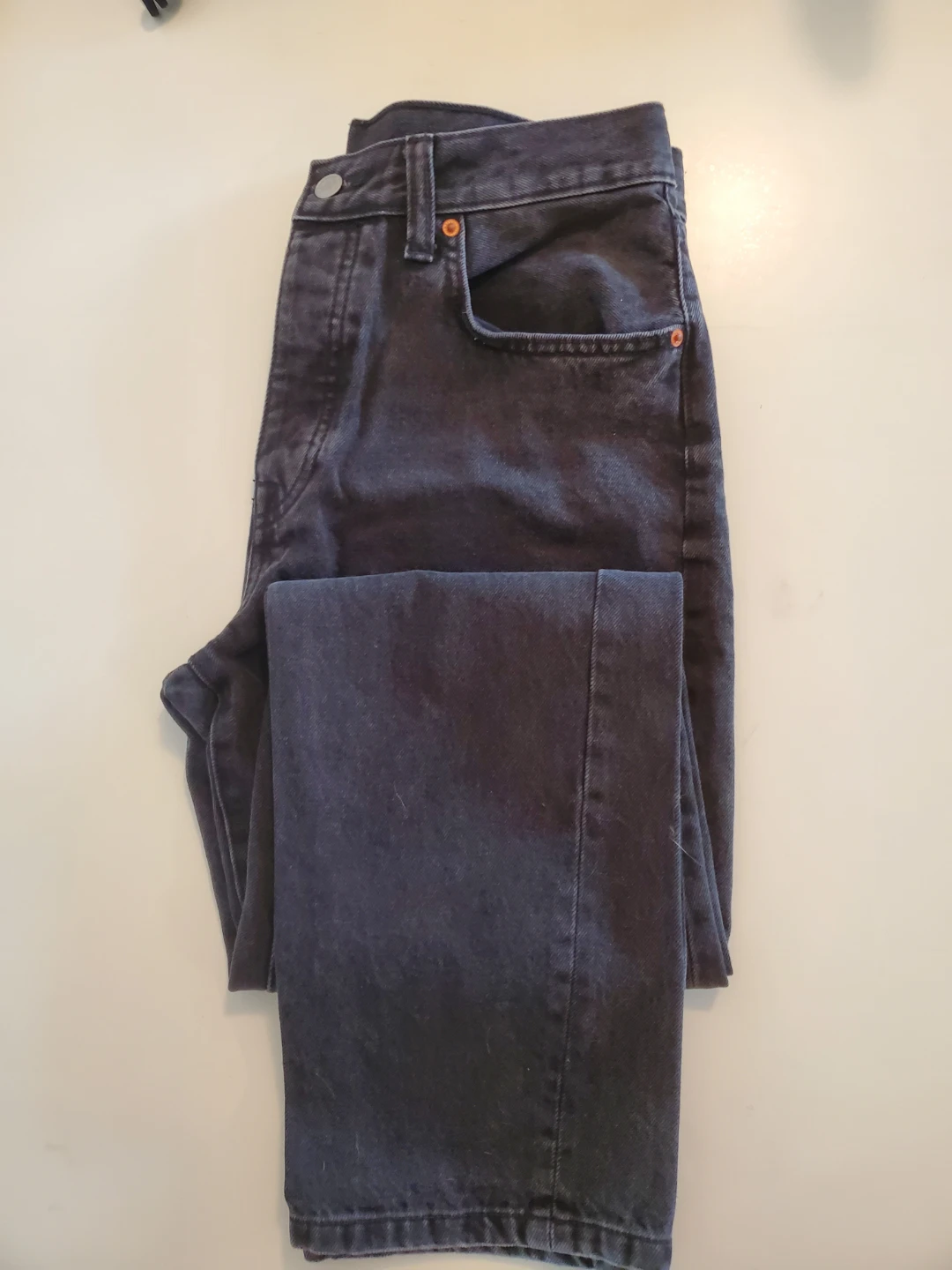 Zara Black Button-up Jeans