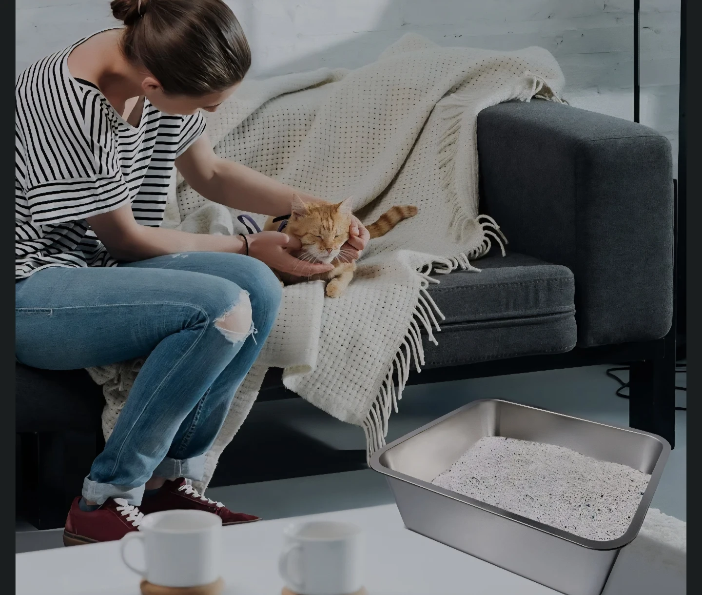 Stainless Steel Litter Box brand new - photo 2