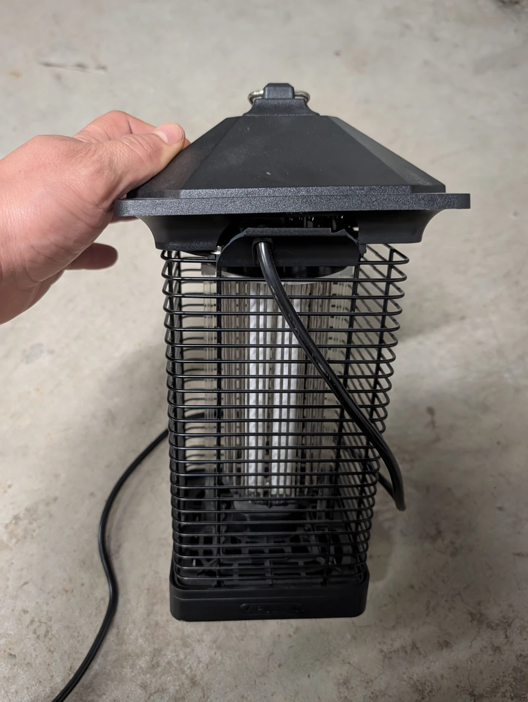 Black Insect Zapper Lamp