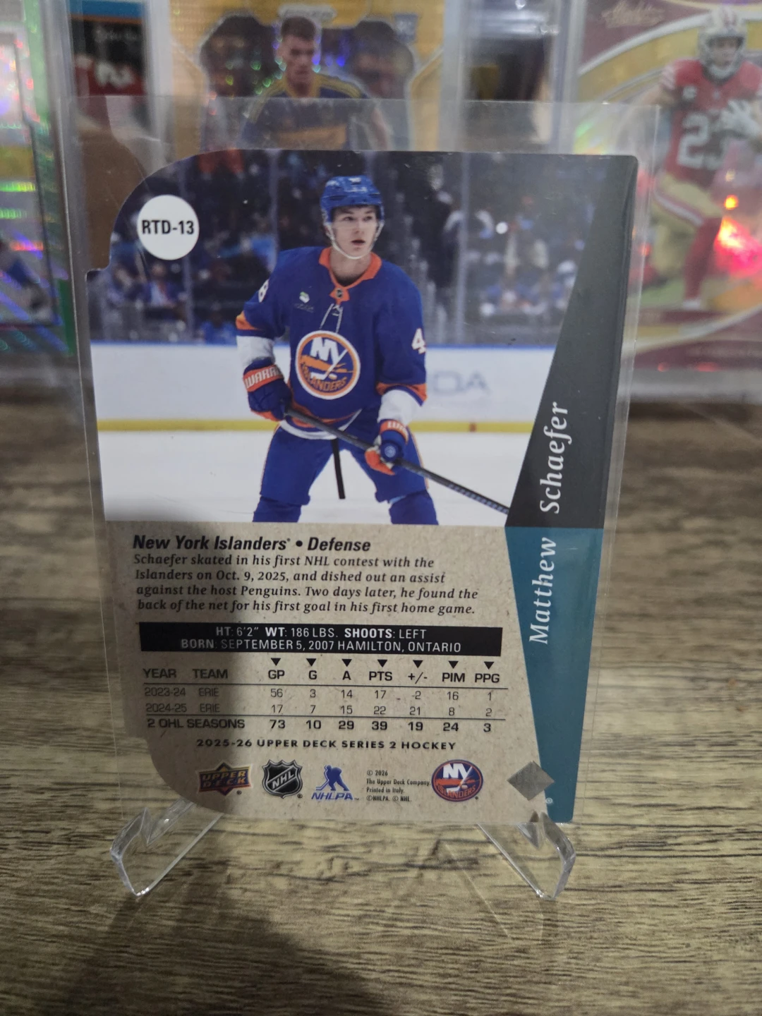 Matthew Schaefer RC DIE-CUT - photo 2