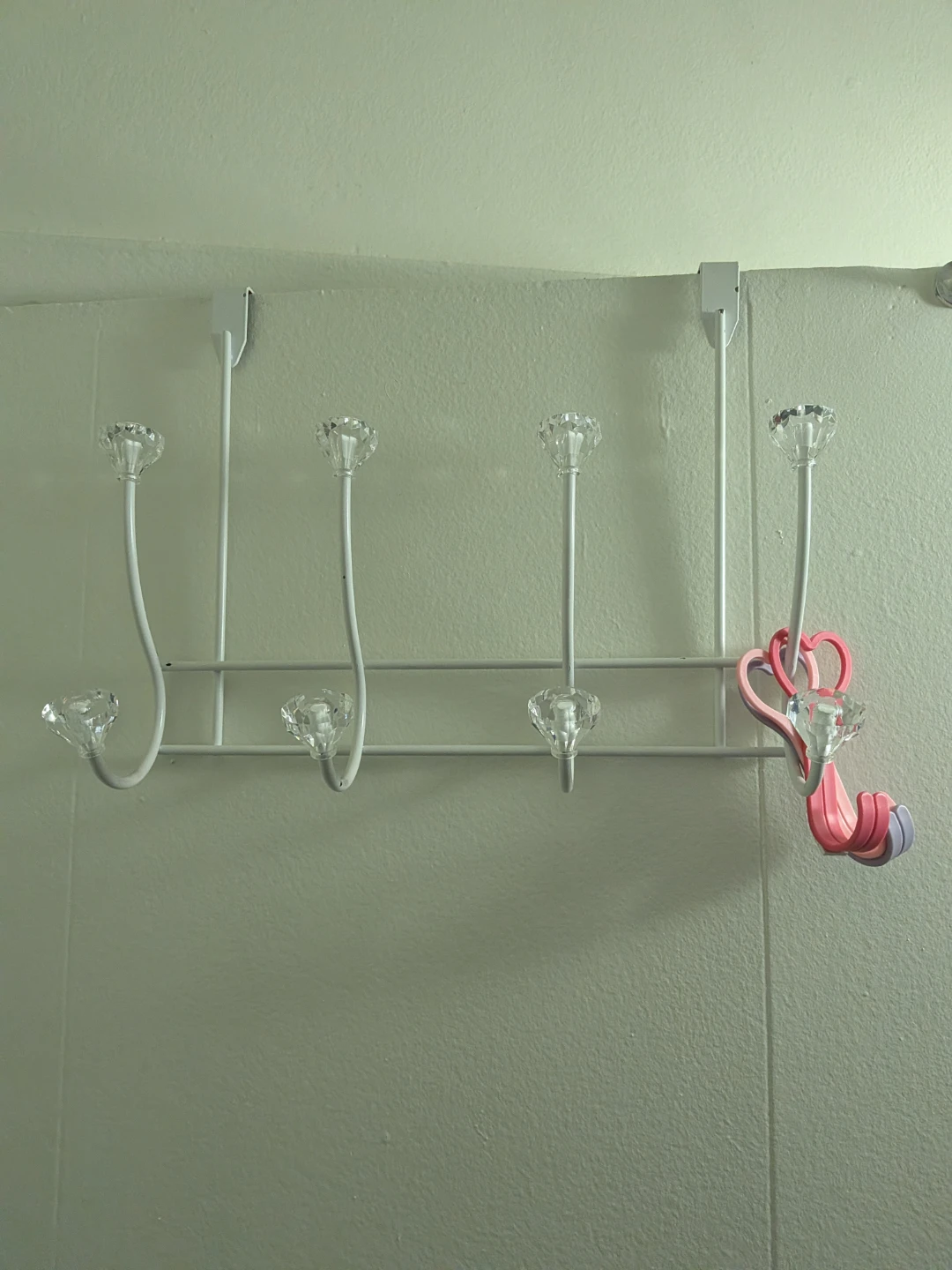 Over the Door Hook Rack with Crystal Accents - photo 2