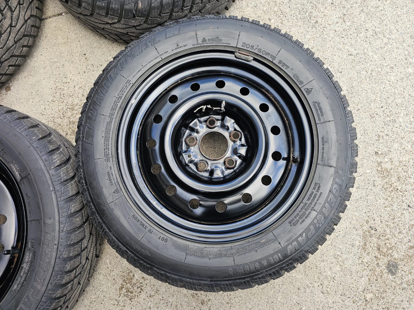 NISSAN SENTRA WINTER TIRES ON STEEL RIMS 205/60 R16 - photo 5