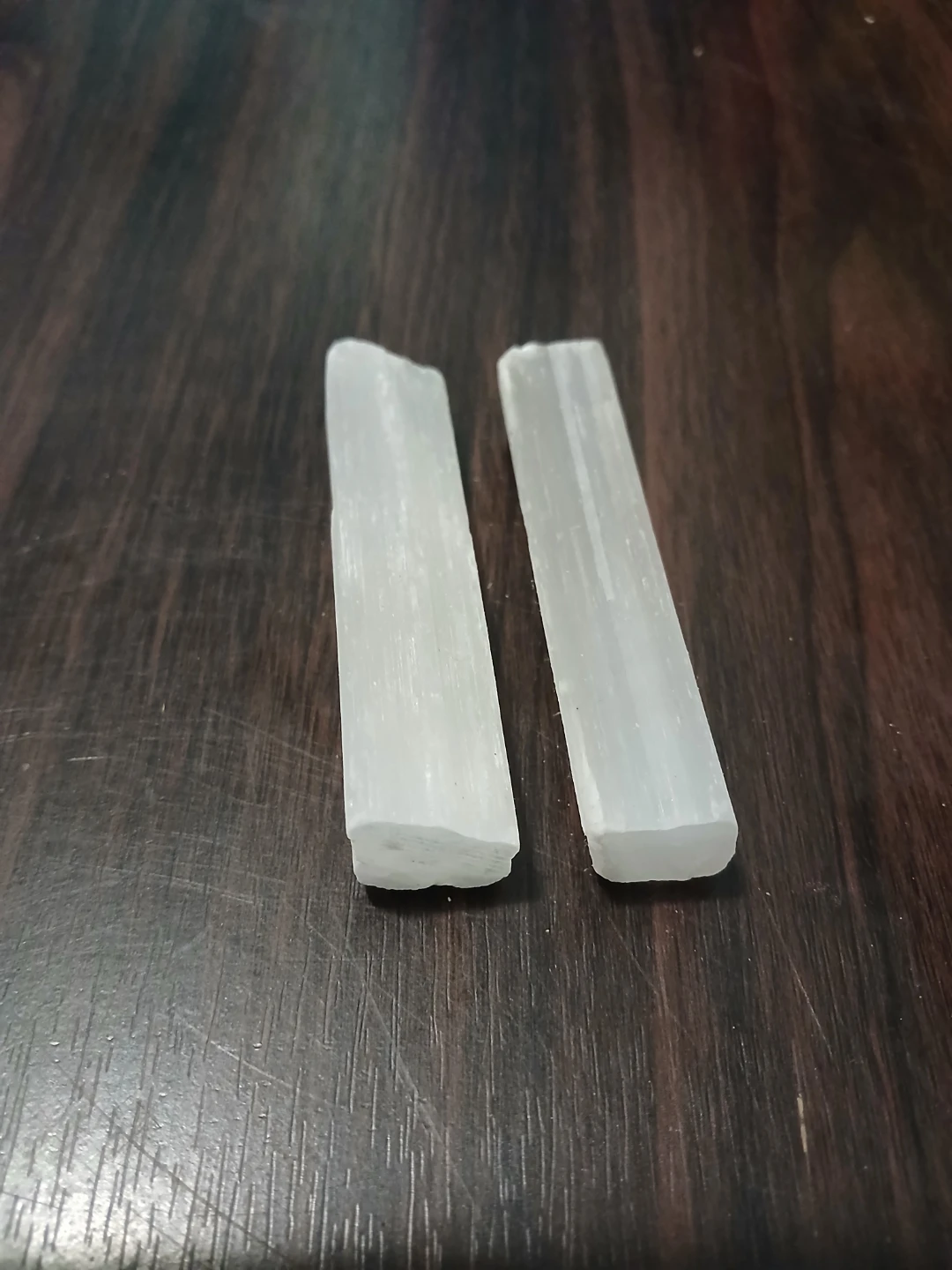 Two Selenite Sticks