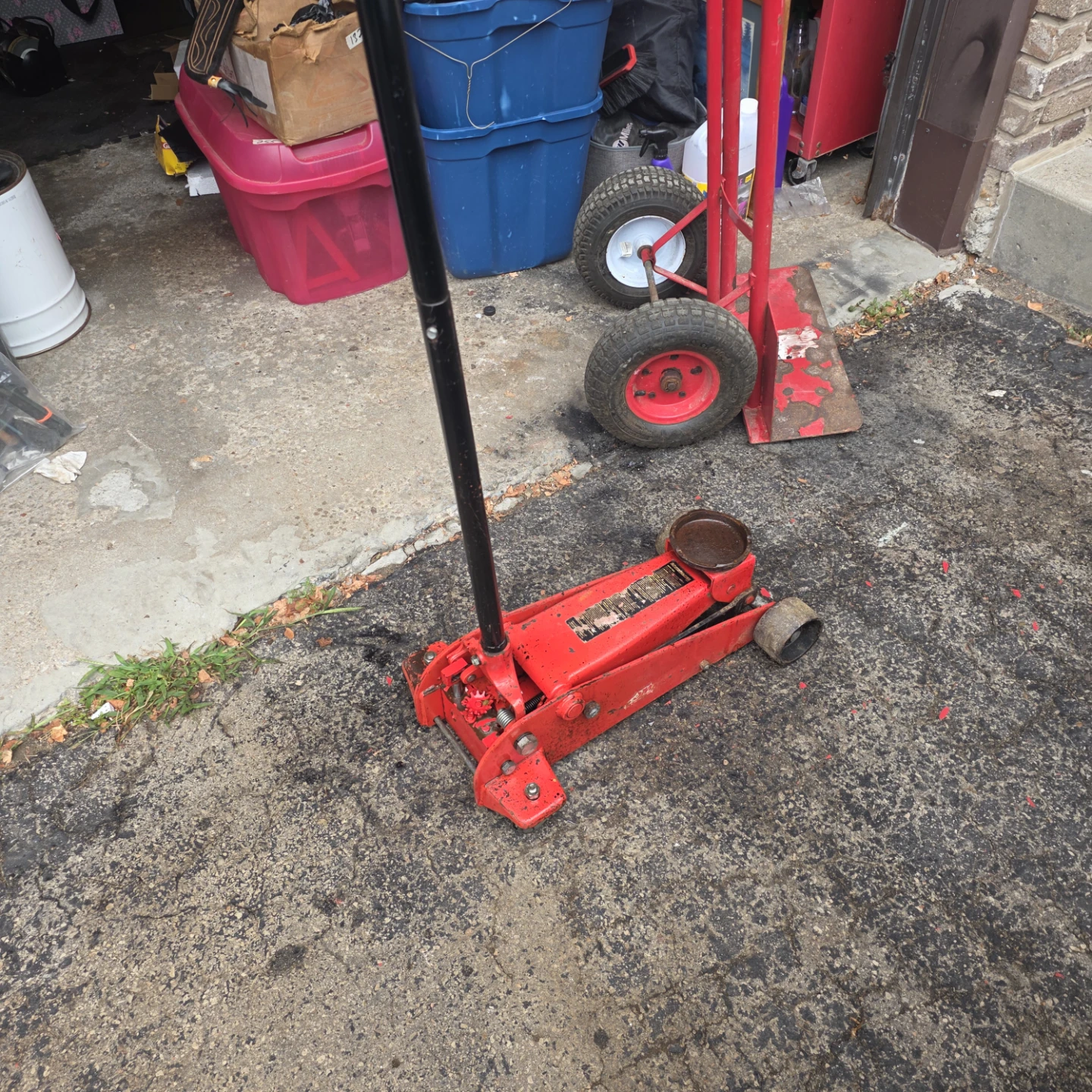 3 ton Red Floor Jack