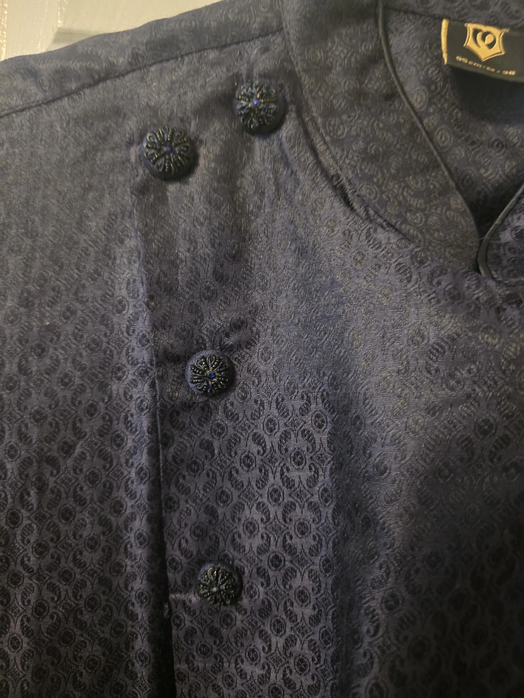 Manyavar Men's Blue light Sherwani Size M - photo 3
