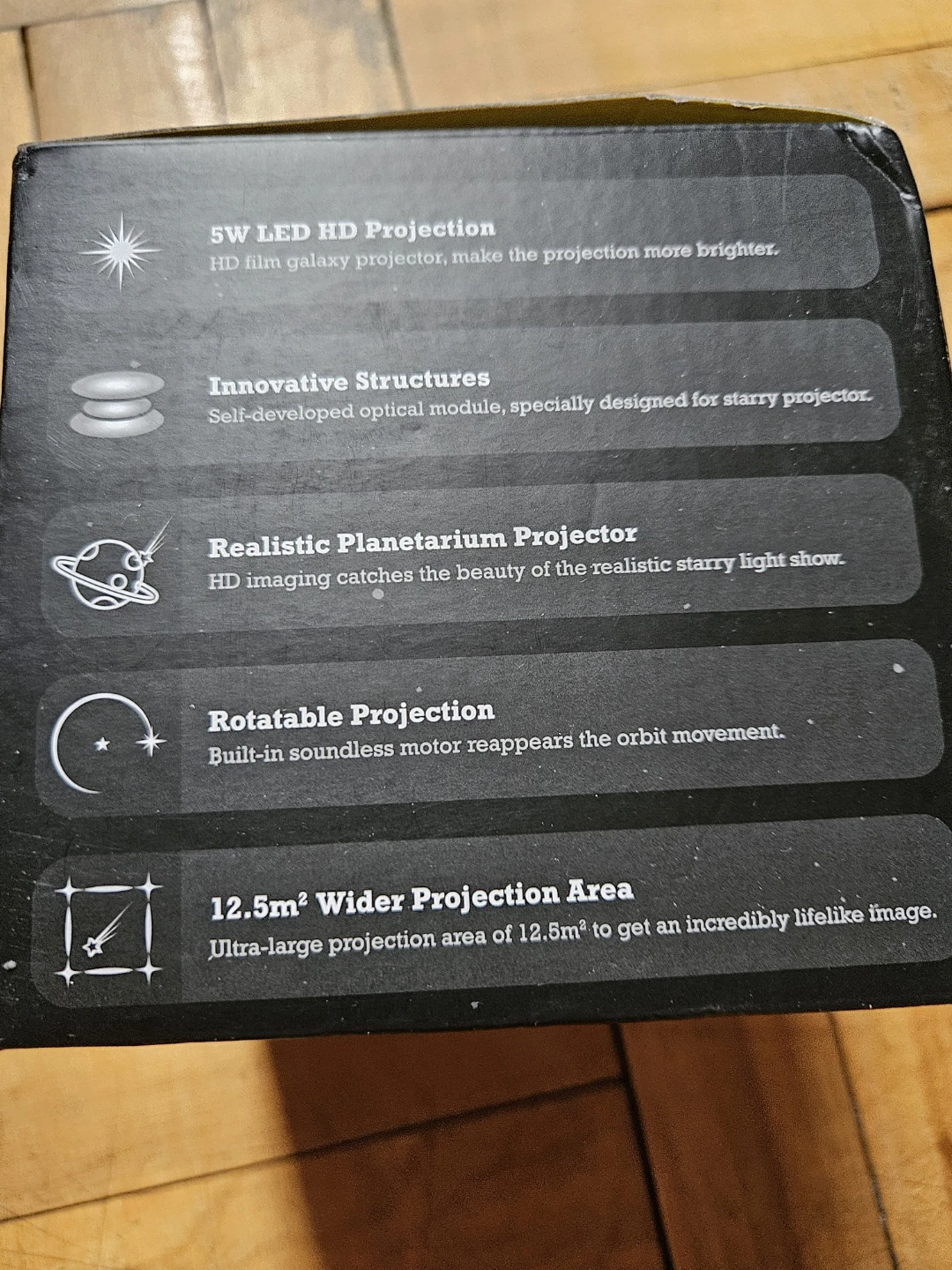 BNIB)Galaxy Projector Real Starry Light Show - photo 2