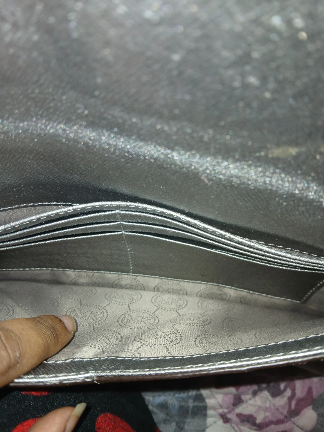 Michael Kors Silver Clutch Wallet - photo 2