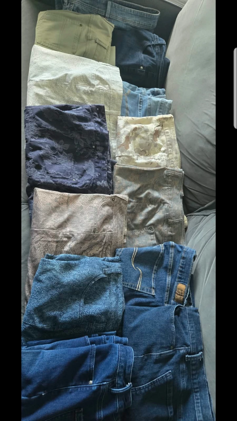 Lot of women's pants and jeans size 14 and M/L - photo 2