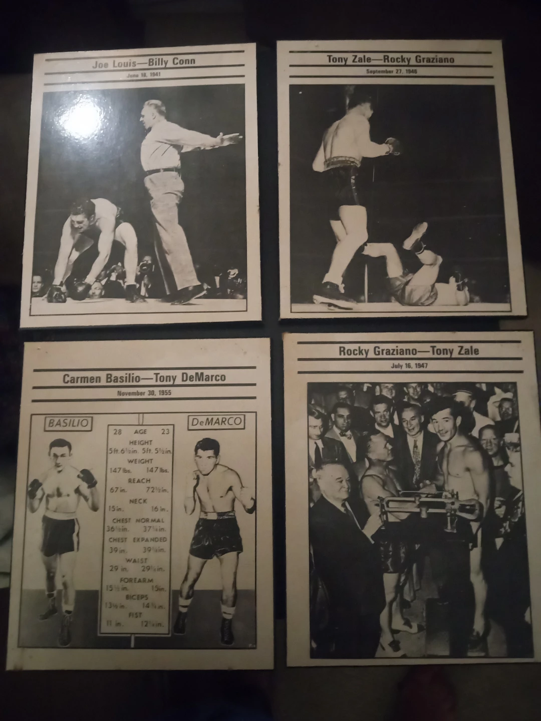 Vintage Boxing Memorabilia - Famous Fight Posters
