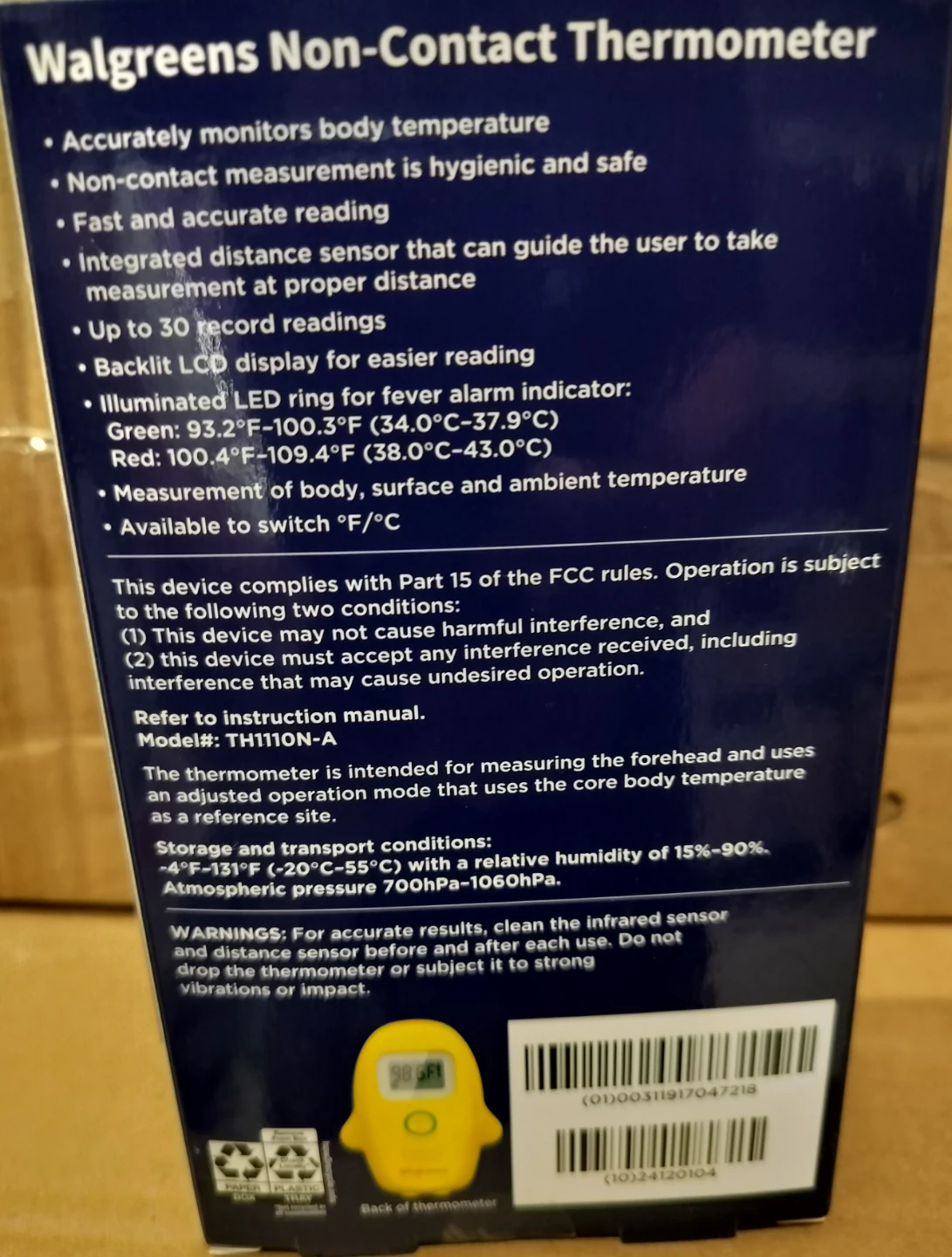 Walgreens Non-Contact Thermometer with Cute Duck Design - photo 2