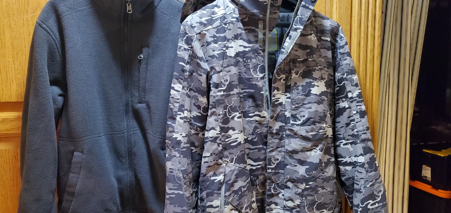 Mole camo performance outerwear jacket size large