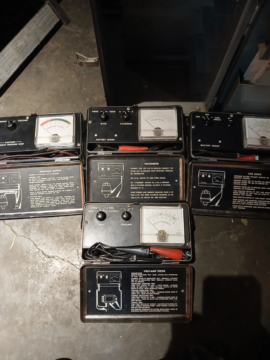 Vintage Allen Electric Engine Diagnostic Set with manuals - photo 4
