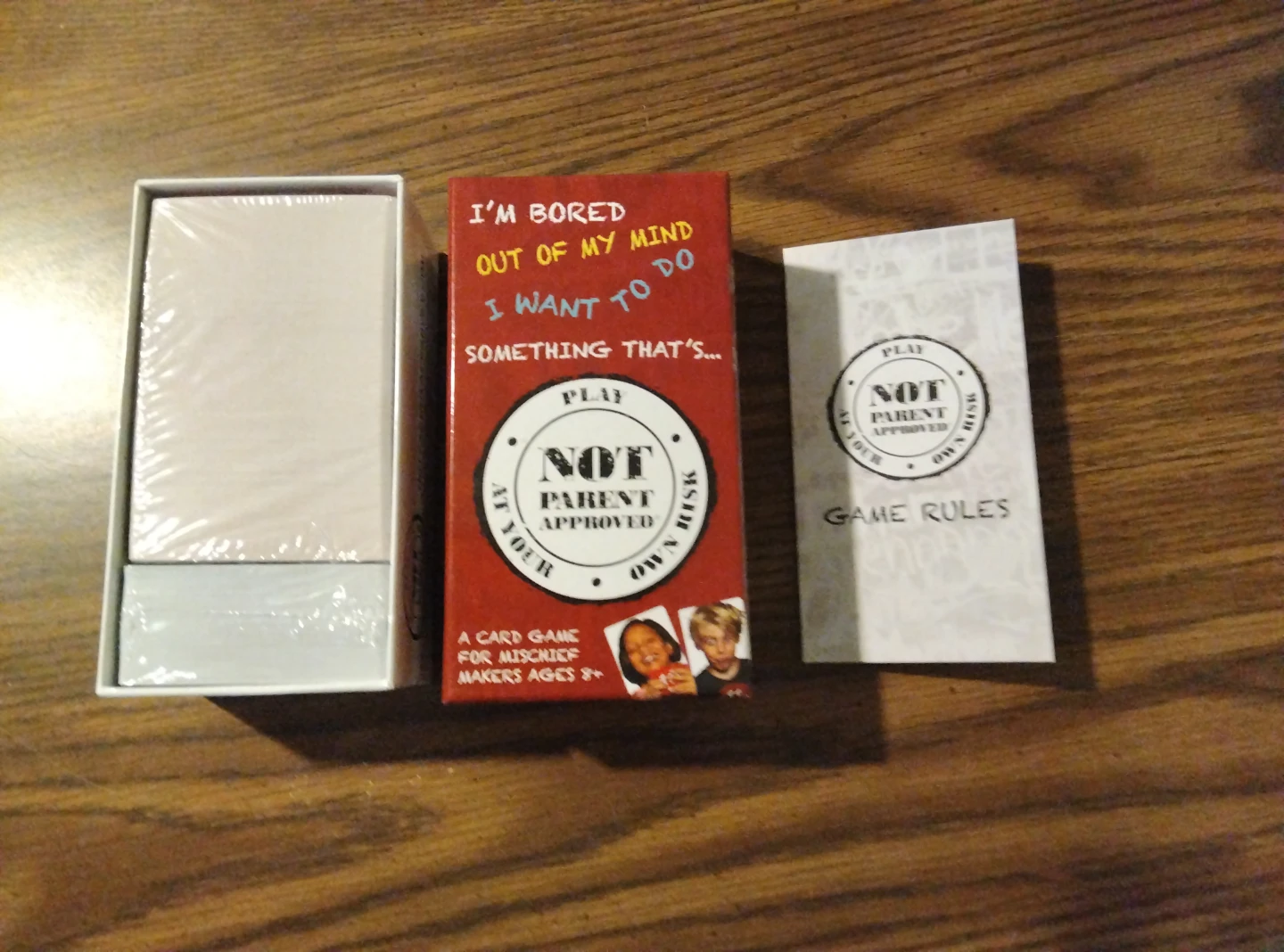 Not Parent Approved Card Game