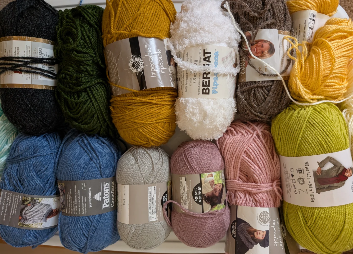 big bag of mixed yarn - photo 3