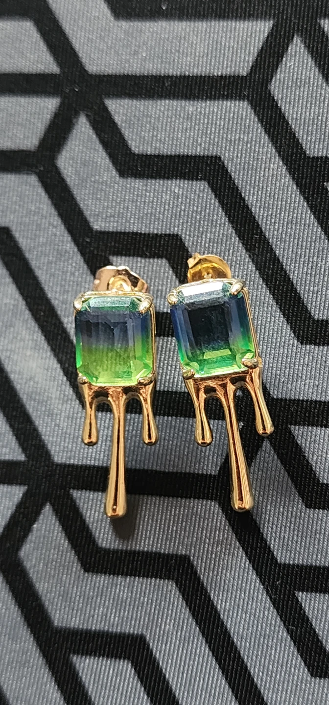 Drip Drop Gemstone Earrings