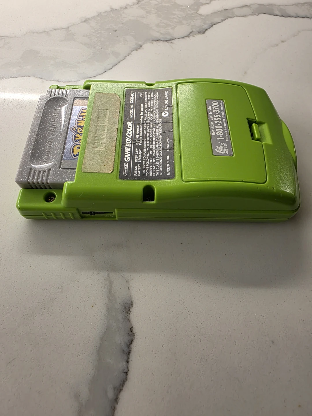 Used Nintendo Game Boy Color Lime Green - photo 4
