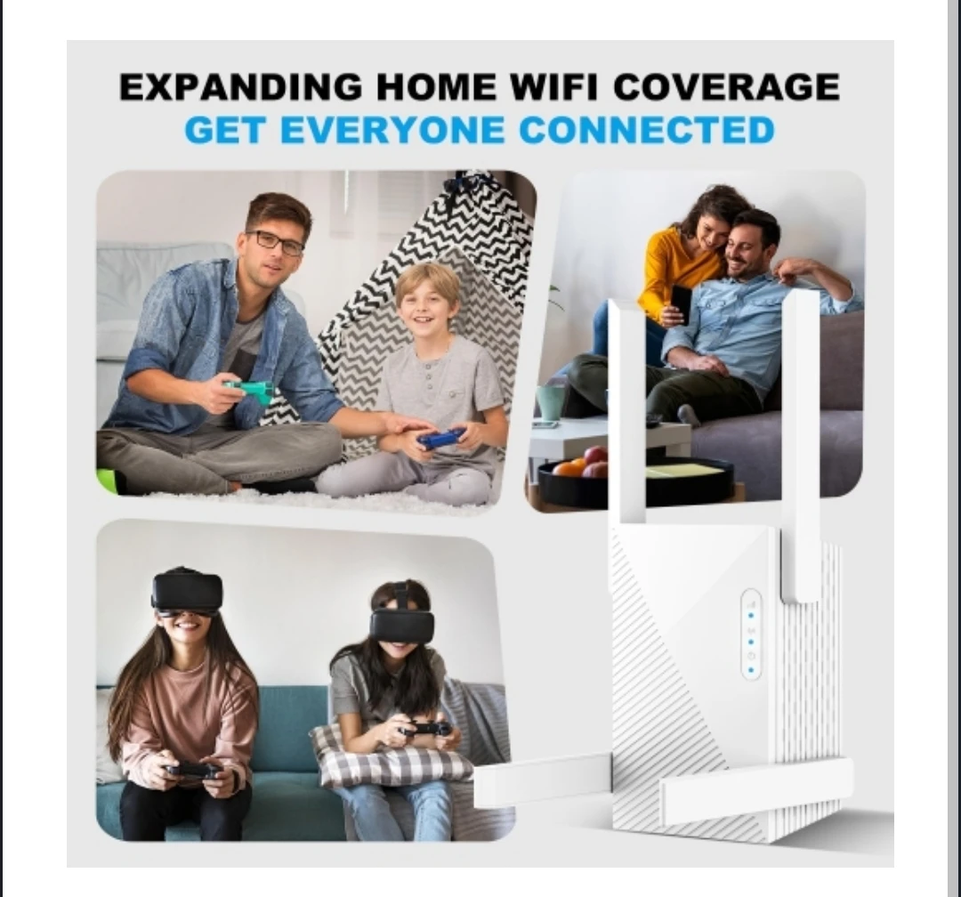 WiFi Extender Booster Repeater Dual Band 2.4GHz & 5GHz - photo 2