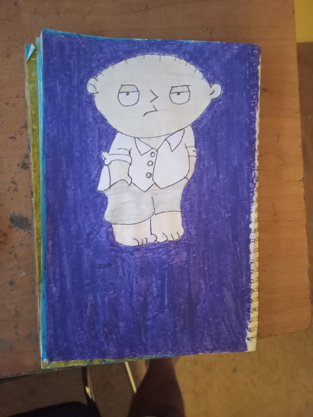Purple Background Stewie Griffin - photo 4