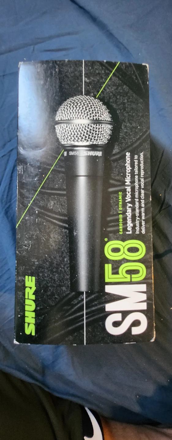 Shure SM58 Dynamic Vocal Microphone + Original Box - photo 3