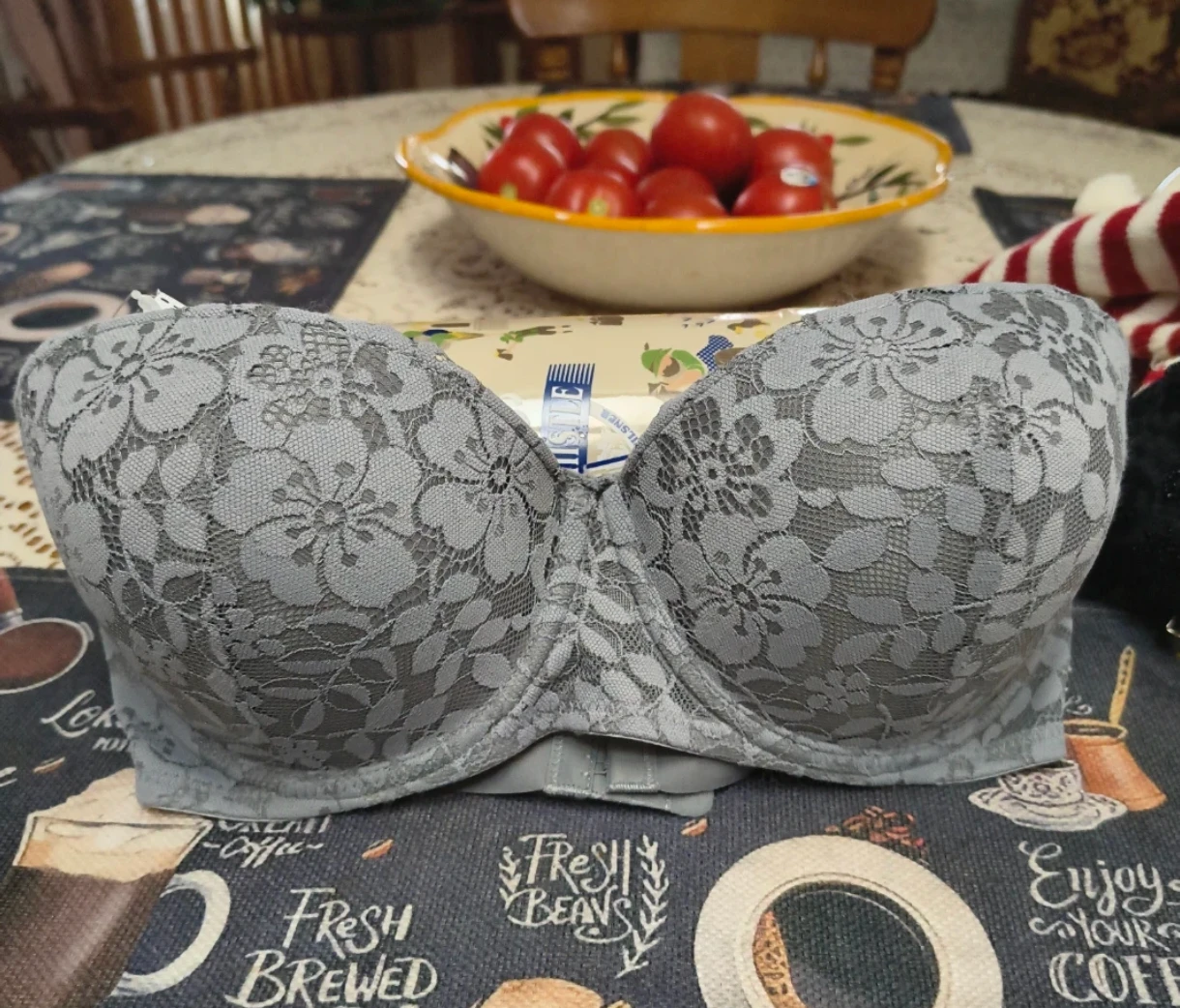 Grey Lace B 36 to 40 inches