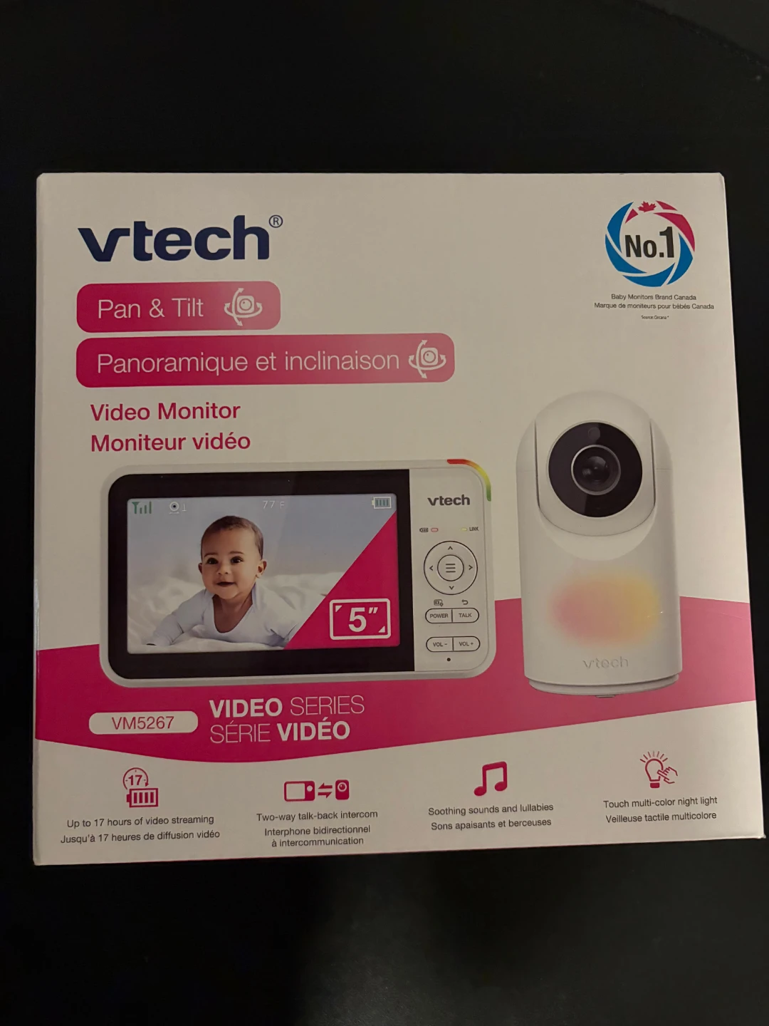 VTech VM5267 Baby Monitor BNIB