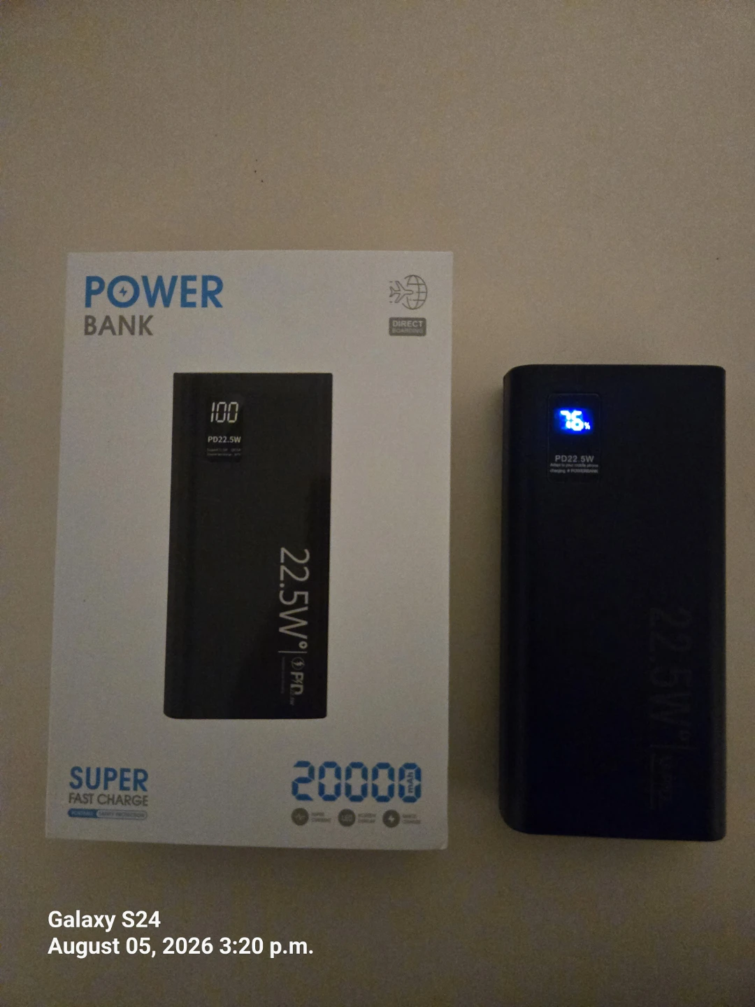 20000mAh Power Bank - Fast Charge - New