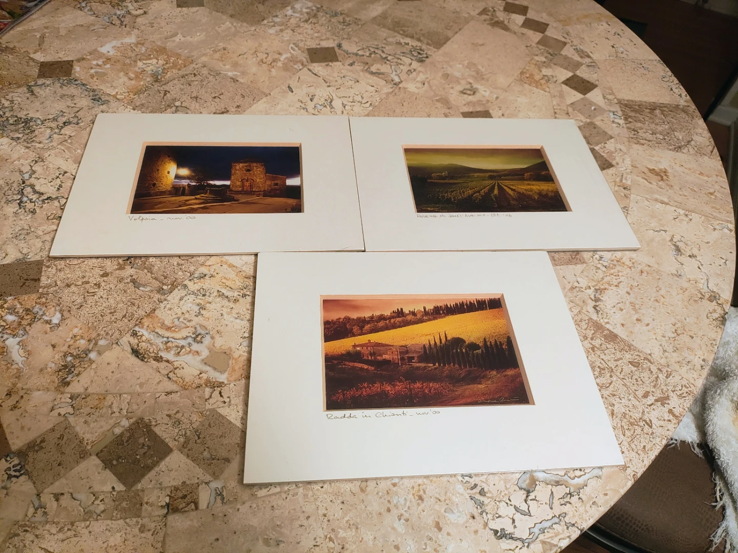 Andrea Rontini Set of 3 Framed Photos