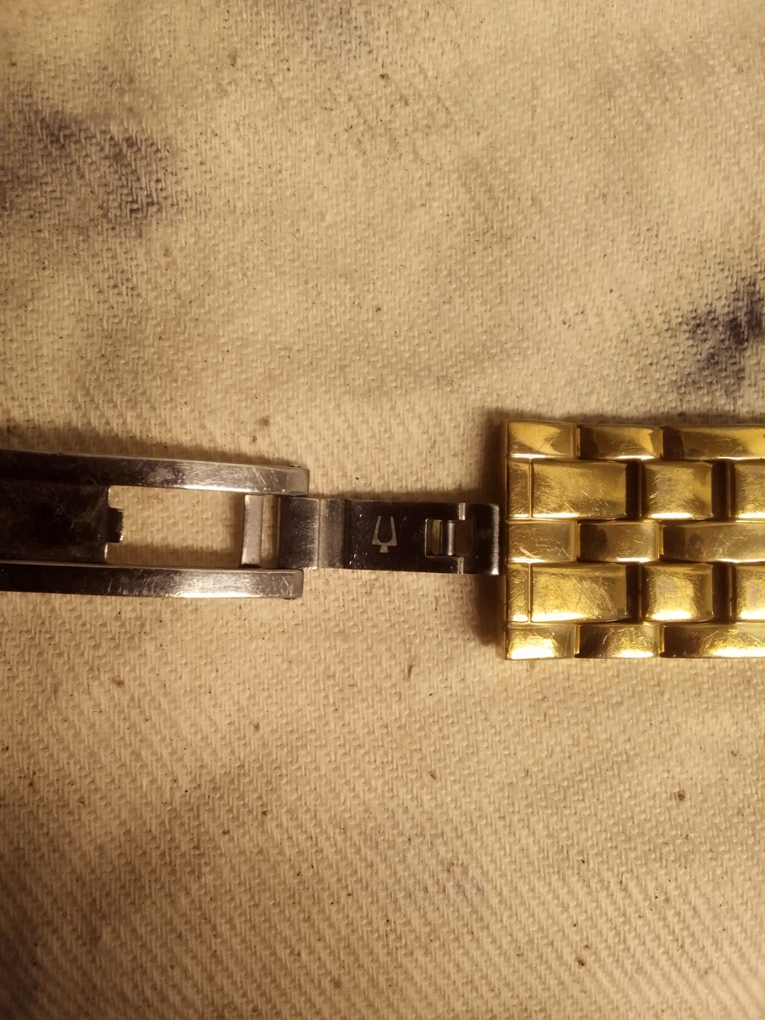 Bulova Stainless Steel Gold Tone Bracelet - photo 5