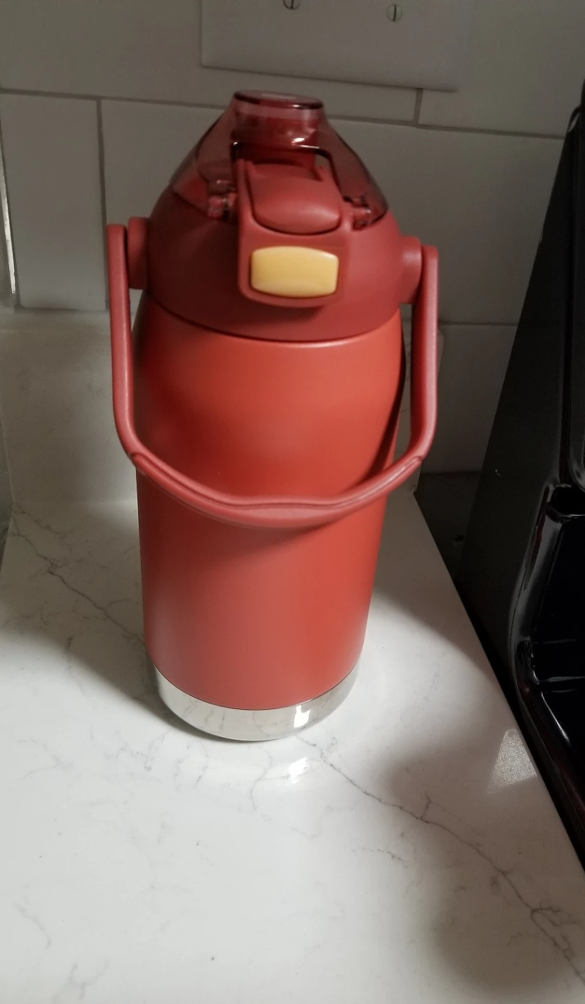 NEW 1000ML Red Vacuum Thermo Tumbler