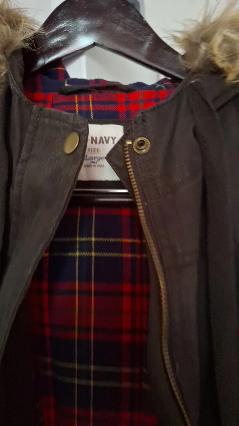 Old Navy Green Parka Jacket Size Large Tall - photo 3