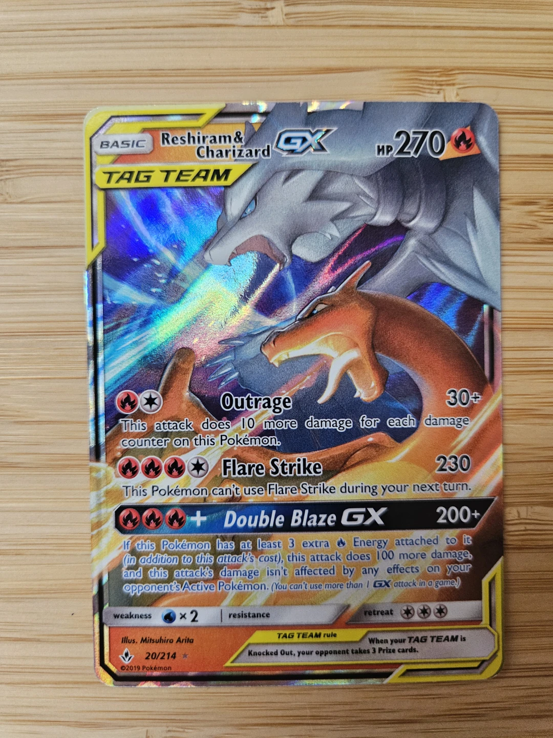 Pokémon Reshiram & Charizard GX – Unbroken Bonds – Ultra Rare - photo 2