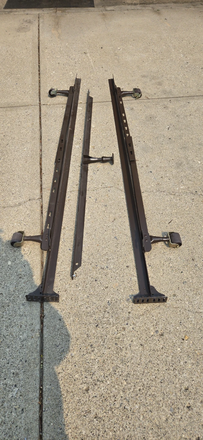 Adjustable Metal Bed Frame with Headboard Mounts - photo 2
