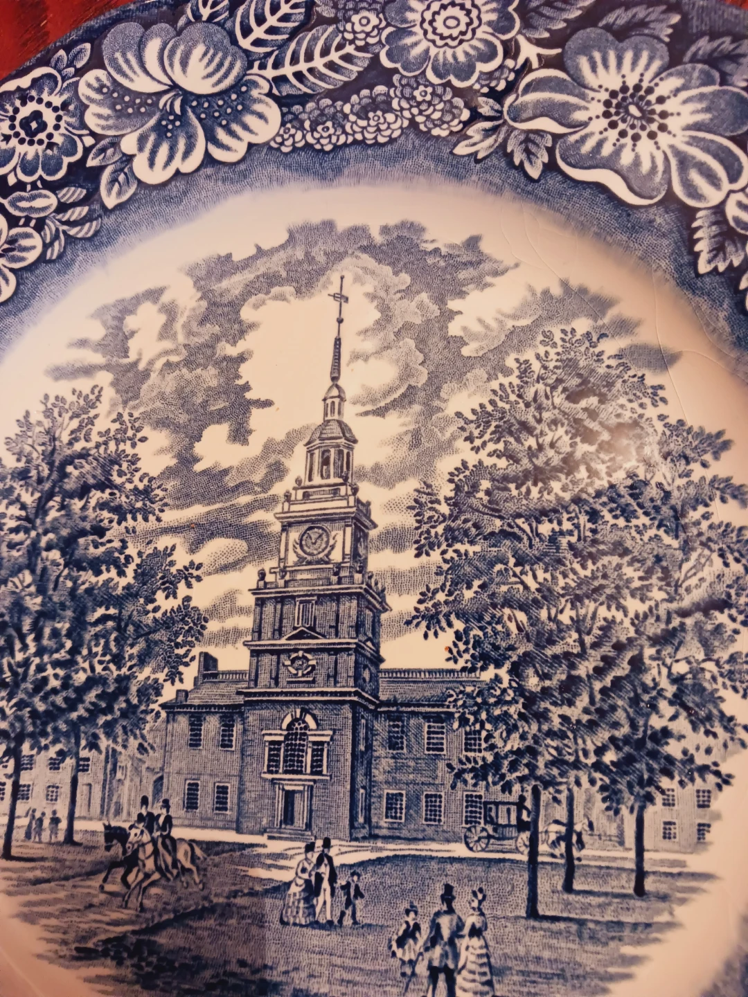 Liberty Blue Independence Hall Plates (Set of 2) - photo 4