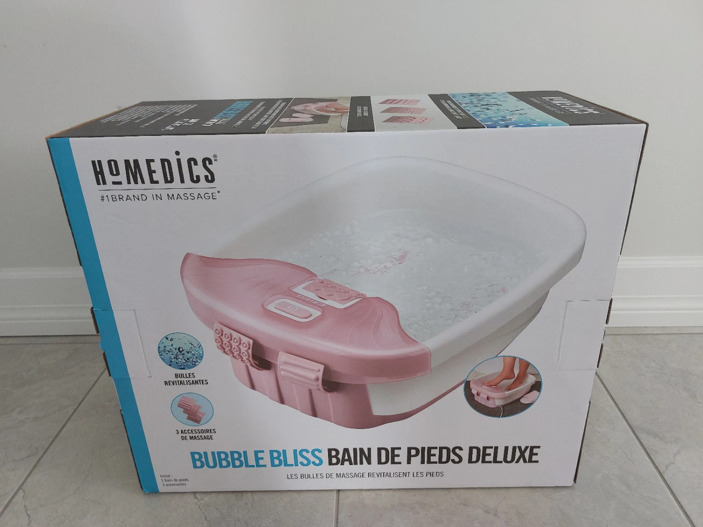 HoMedics Bubble Bliss Deluxe Footbath - photo 2