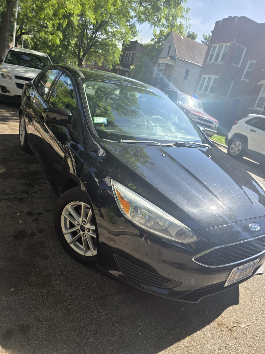 Black Ford Focus Sedan