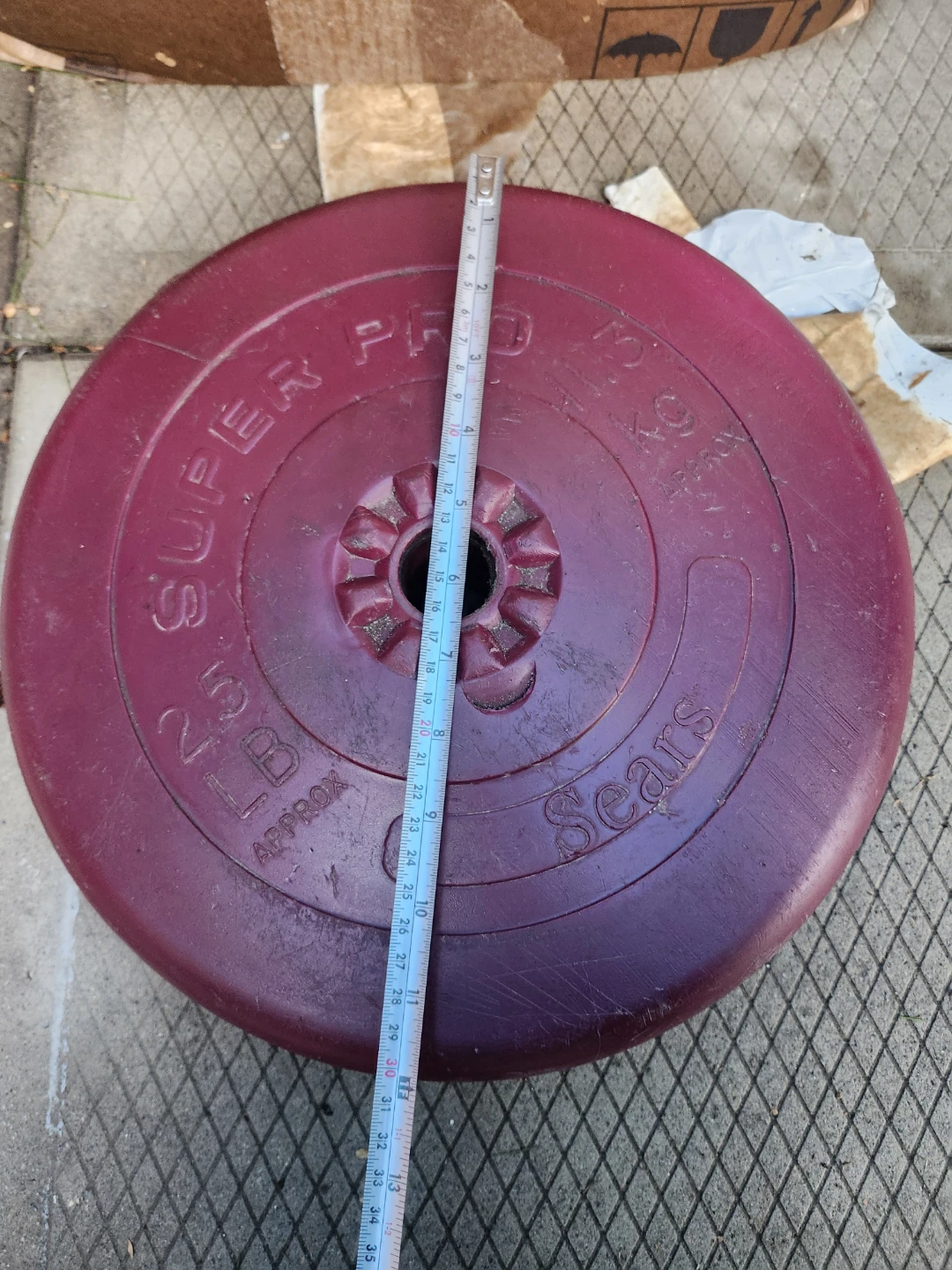 Super Pro 25 lbs Weight Plate - photo 3