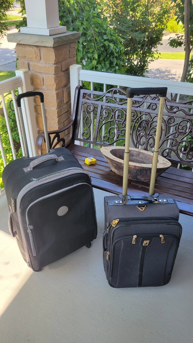 Black Rolling Suitcase  21"&27"