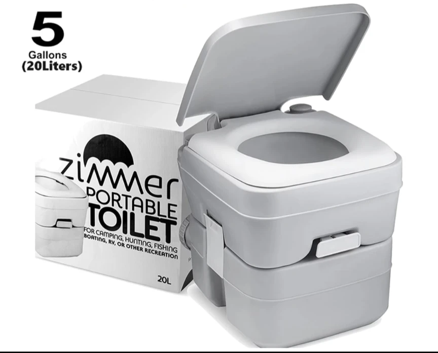 Zimmer Portable Toilet 5 Gallons